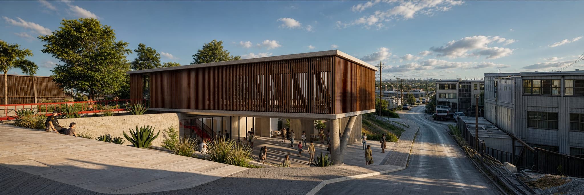 Getsemaní Community Center Competition — Architecture Competitions, Lo Barnechea, Santiago, Chile