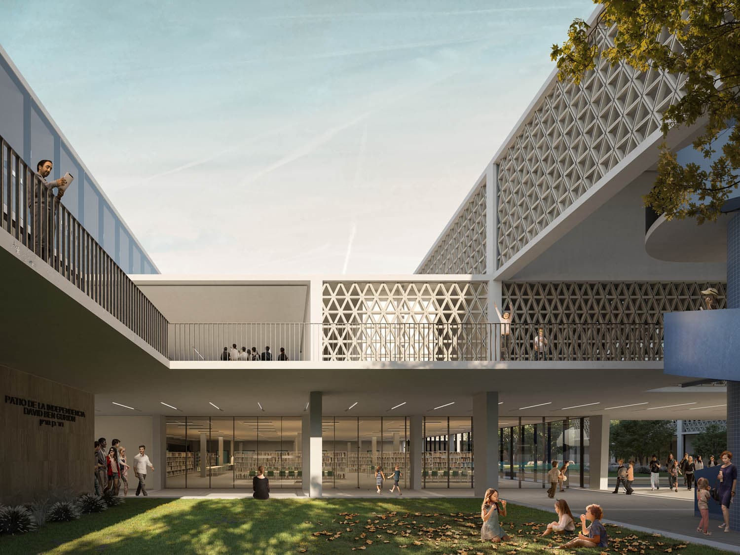 Concurso Instituto Hebreo — detalle 1