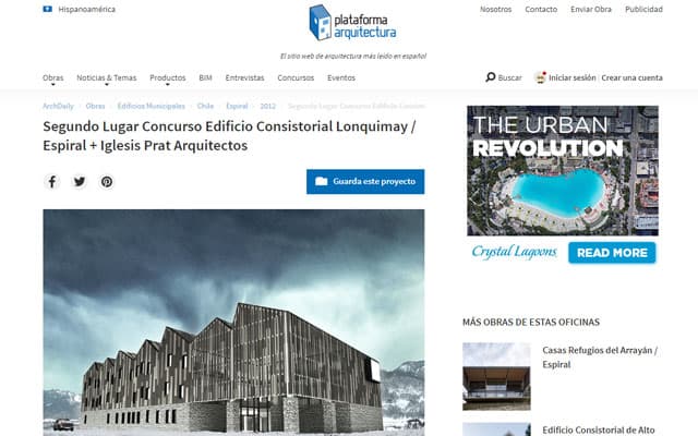 Plataforma Arquitectura / Edificio Lonquimay