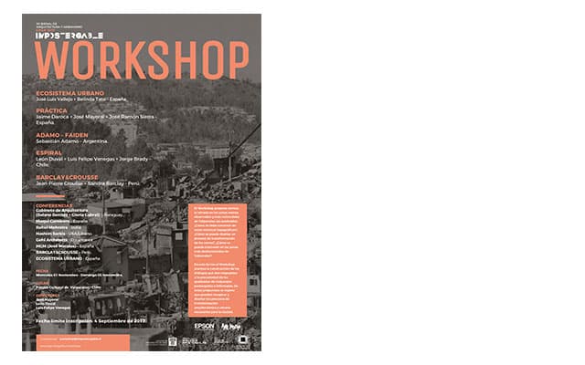 Workshop XX Bienal de Arquitectura de Chile 2017