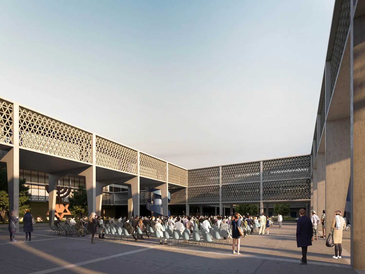 Hebrew Institute Competition — detalle 1