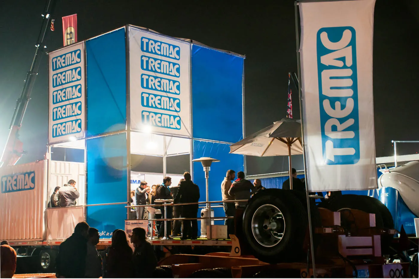 Tremac Stand at Fenatran — detalle 1