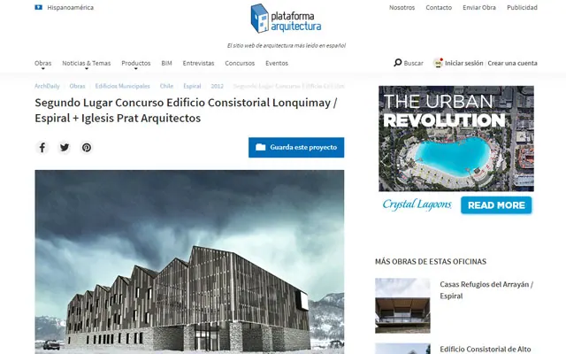 Plataforma Arquitectura / Edificio Lonquimay